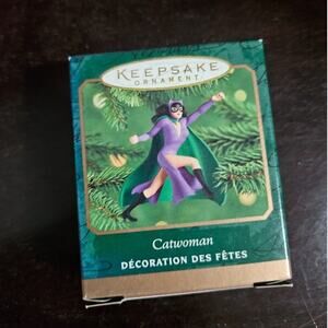 2000 Vintage Hallmark Keepsake Miniature Ornament Catwoman Batman Series